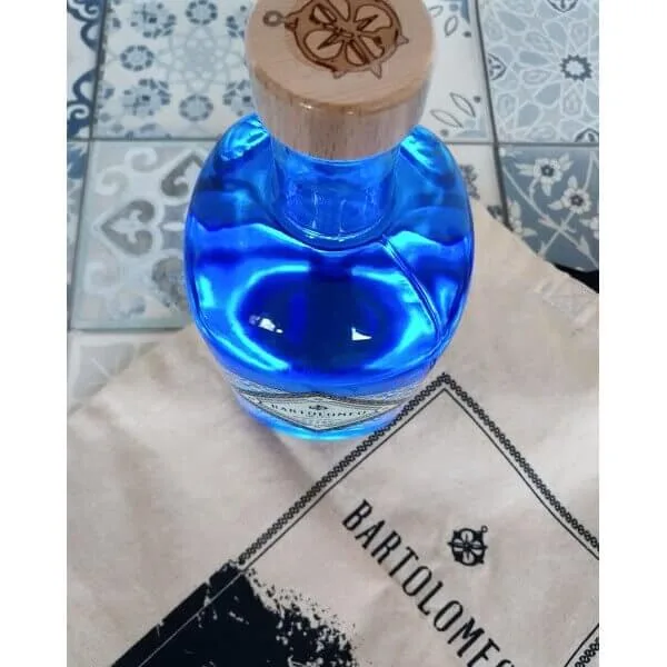 Gin Bartolomeo - bouteille vue du dessus