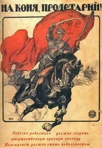 Affiche vodka "na konia" - pour le cheval