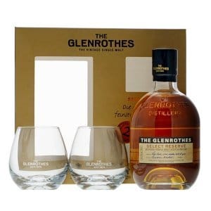 Coffret Whisky Glenrothes Select Reserve avec 2 verres