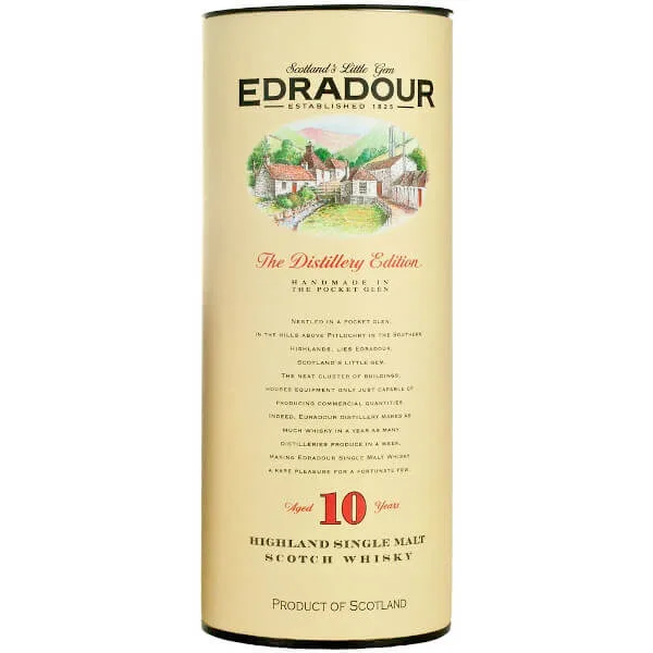 Etui du whisky Edradour 10 ans