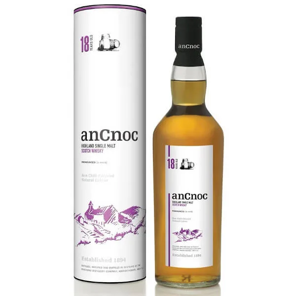 Whisky AnCnoc 18 ans - Highland