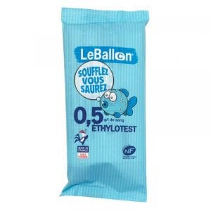 Éthylotest chimique 0.5g/l