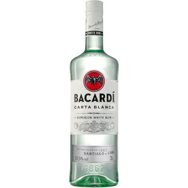 Rhum Bacardi Carta Blanca - 3 Litres