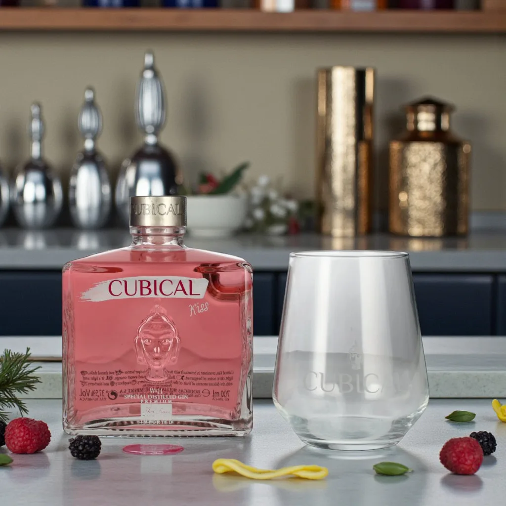 Cubical Kiss Gin + 1 verre