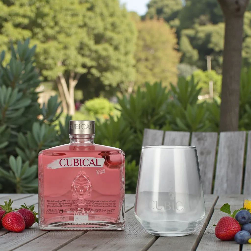 Cubical Kiss Gin + 1 verre
