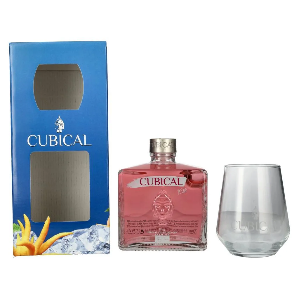 Cubical Kiss Gin + 1 verre