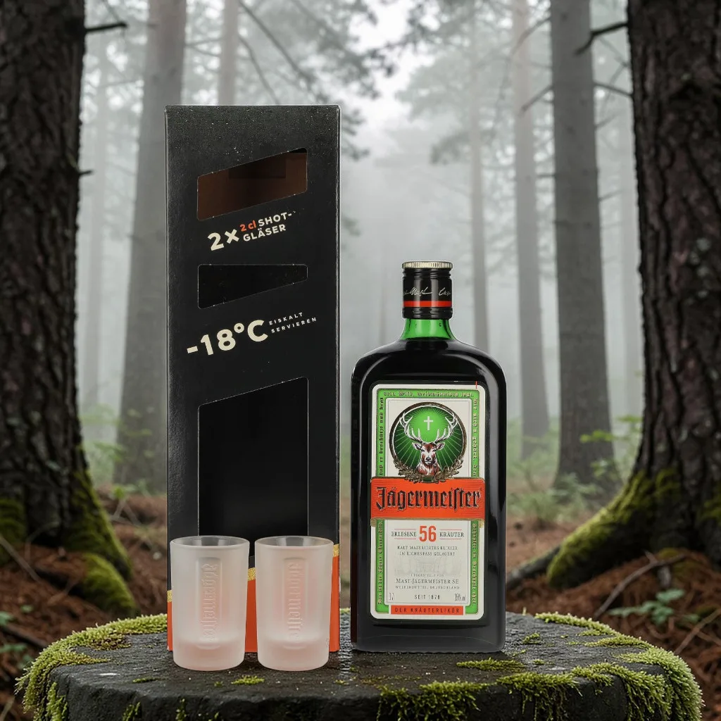 Jägermeister + 2 verres à shot